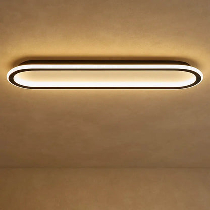 Plafonnier À Led - Ligne Lumineuse Contemporaine | Lynéor - 80cm / Lumière froide |   Delvanie