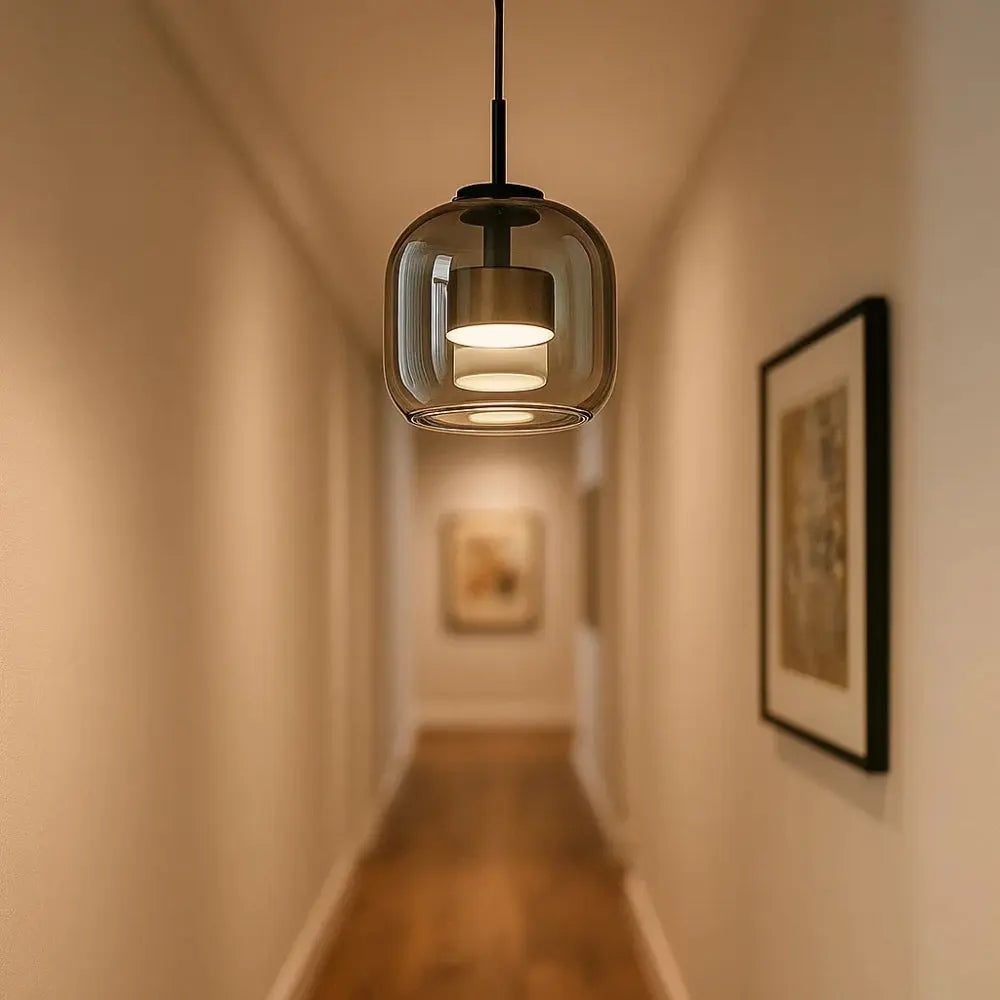 Suspension Luminaire Verre <br> Éclat Raffiné | Ombrelle | Delvanie