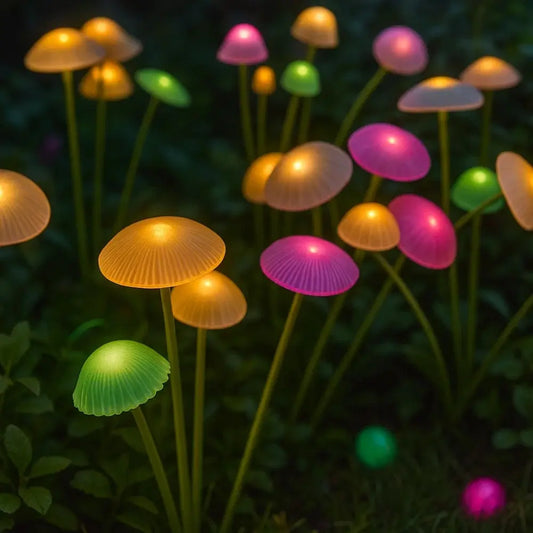 Lampe Extérieur Solaire <br> Lumière Enchantée | GlowMush | Delvanie