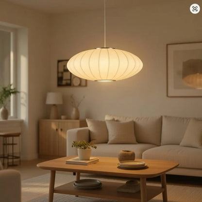 Suspension Luminaire Design - Voile De Soie Japandi | Solyori -  |   Delvanie