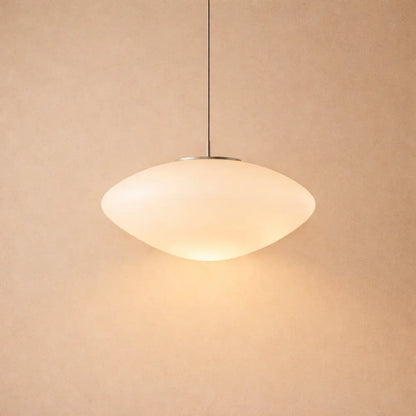 Suspension Luminaire Led - Galet Opalin Flottant | Opalyn -  |   Delvanie