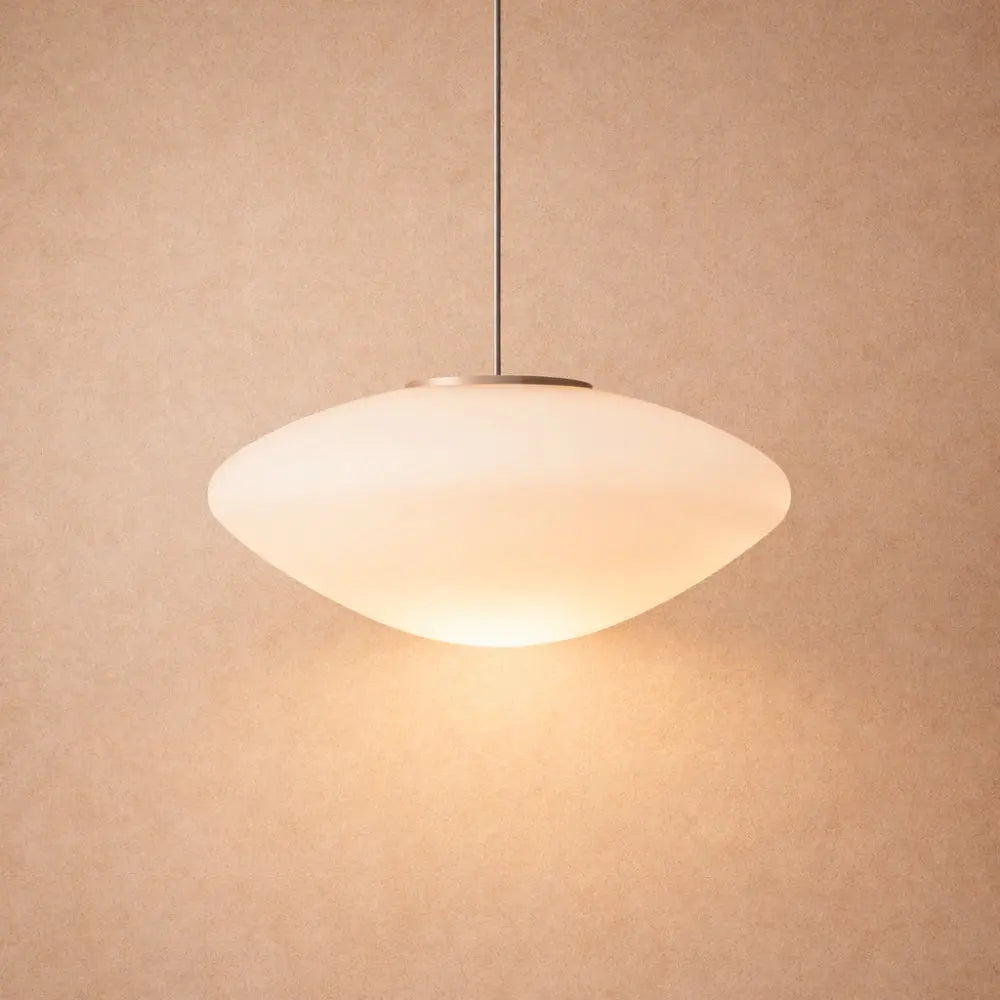 Suspension Luminaire Led - Galet Opalin Flottant | Opalyn -  |   Delvanie