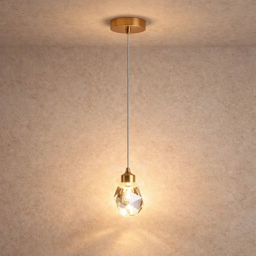 Suspension Luminaire Verre - Cristal Suspendu Précieux | Kaelune -  Suspension luminaire Delvanie