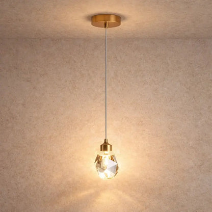 Suspension Luminaire Verre - Cristal Suspendu Précieux | Kaelune -  Suspension luminaire Delvanie