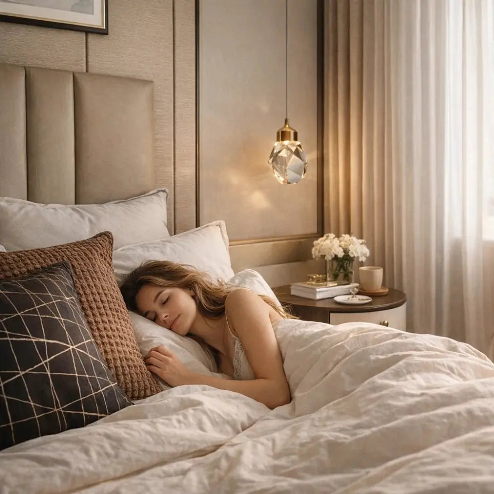 Suspension Luminaire Verre - Cristal Suspendu Précieux | Kaelune -  Suspension luminaire Delvanie