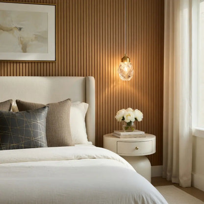 Suspension Luminaire Verre - Cristal Suspendu Précieux | Kaelune -  Suspension luminaire Delvanie