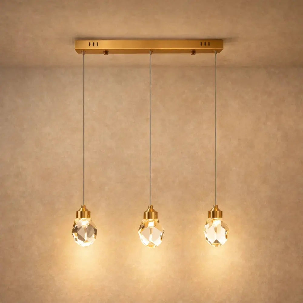 Suspension Luminaire Verre - Cristal Suspendu Précieux | Kaelune -  Suspension luminaire Delvanie