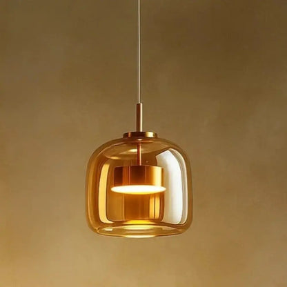 Suspension Luminaire Verre - Éclat Raffiné | Ombrelle -  |   Delvanie