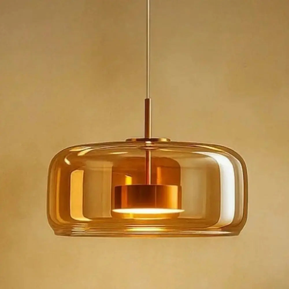 Suspension Luminaire Verre - Éclat Raffiné | Ombrelle -  |   Delvanie