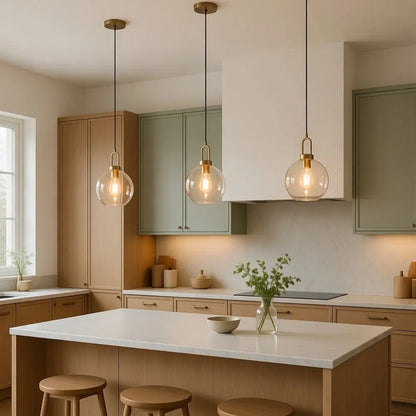 Suspension Luminaire Verre - Équilibre Moderne | Célia -  |   Delvanie