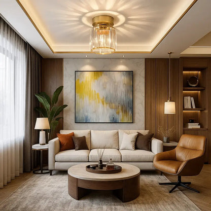 Suspension Luminaire Verre - Lueur Cristalline | Lumis -  |   Delvanie