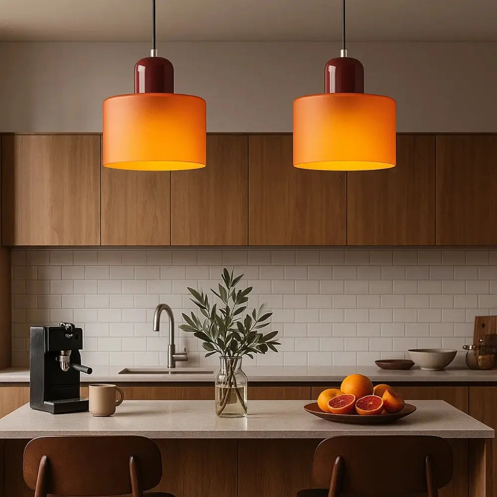 Suspension Luminaire en Verre <br> Design Élégant | GlassAura | Delvanie