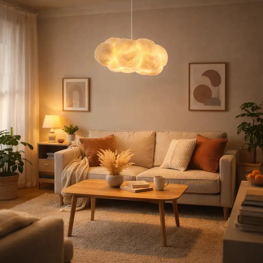 Suspension Salle À Manger - Nuage Cotonneux | Nébyla -  Suspension luminaire Delvanie