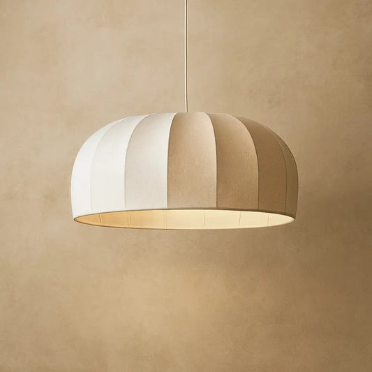 Luminaire Suspension Blanc - Tressage Bohème Lumineux | Albéora - Blanc chaud |   Delvanie