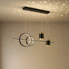 Manger Suspension Luminaire - Ligne Lumineuse Épurée | Lumysse - Type A | 100 cm / 3 Couleurs Sans télécommande / N |   Delvanie