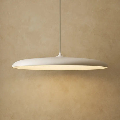Luminaire Suspension Industriel - Coupole Métal Vintage | Industréa - Blanc / Télécommande Changeable / 40cm (36W) |   Delvanie