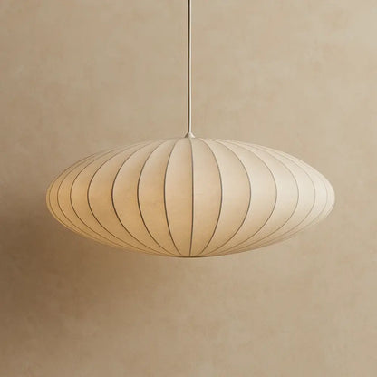 Suspension Luminaire Design - Voile De Soie Japandi | Solyori - 50cm |   Delvanie