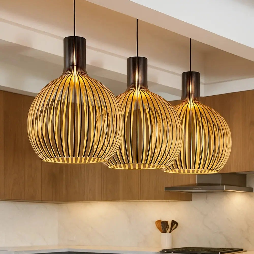 Suspension Bois <br> Charme Minimaliste | Forestia | Delvanie