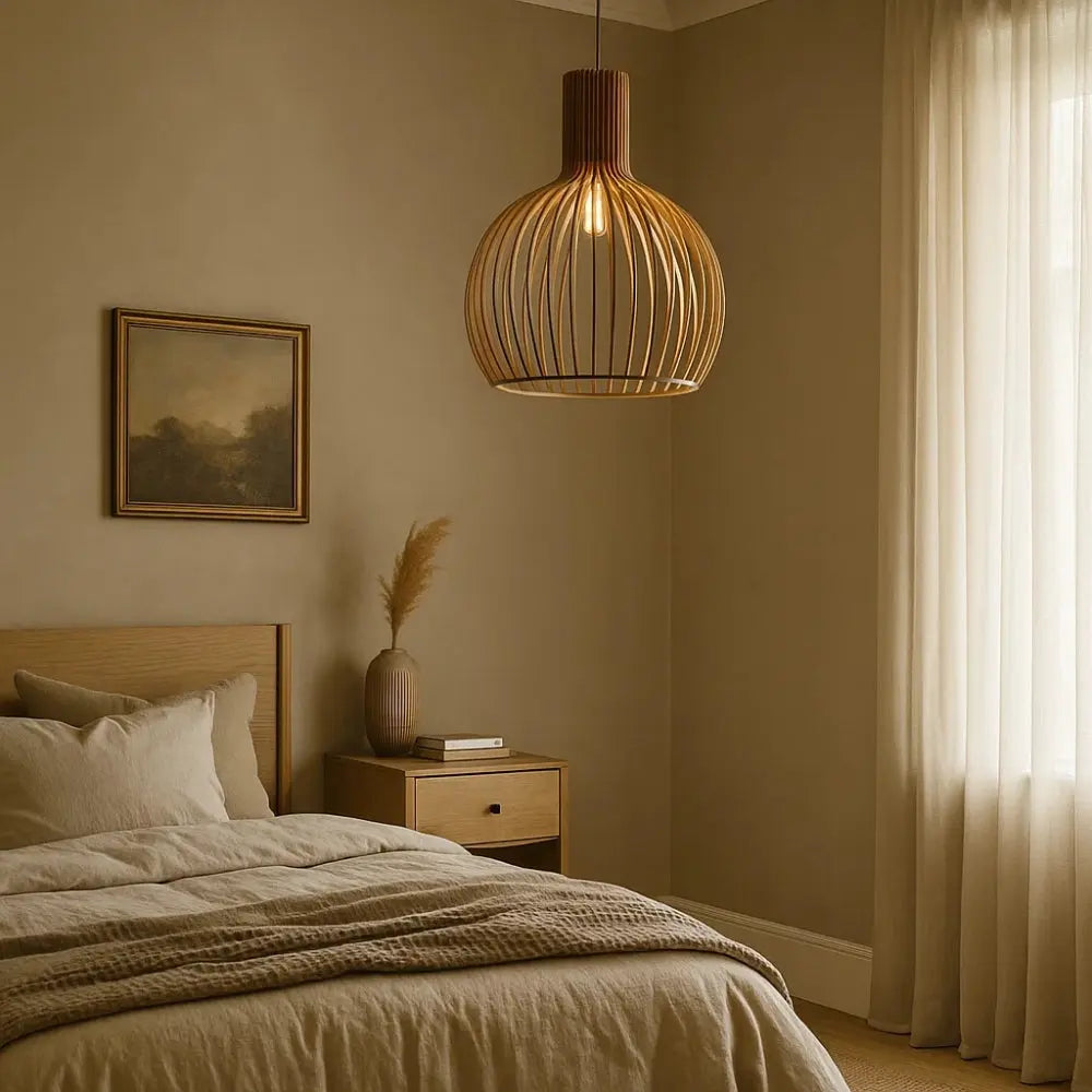 Suspension Bois <br> Charme Minimaliste | Forestia | Delvanie