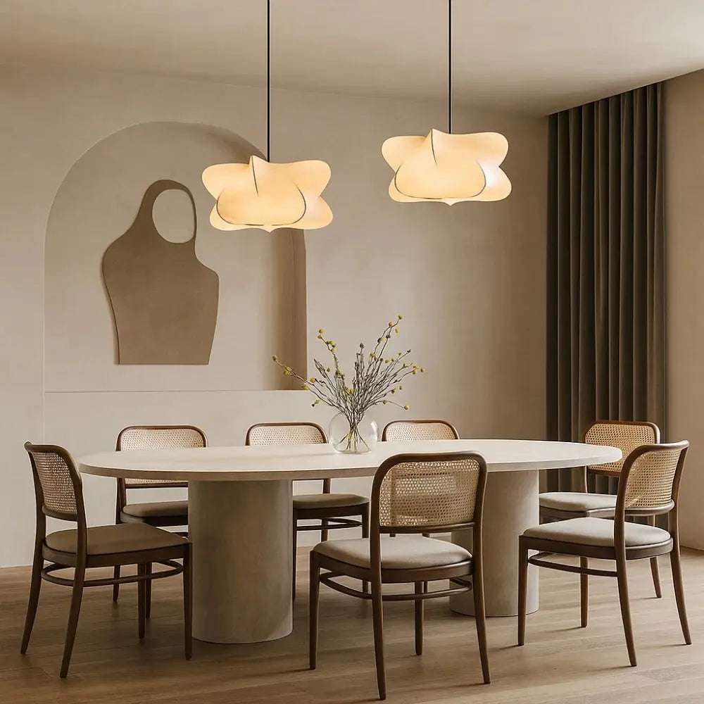 Luminaire Suspension Design <br> Lueur Éthérée | Lumora | Delvanie