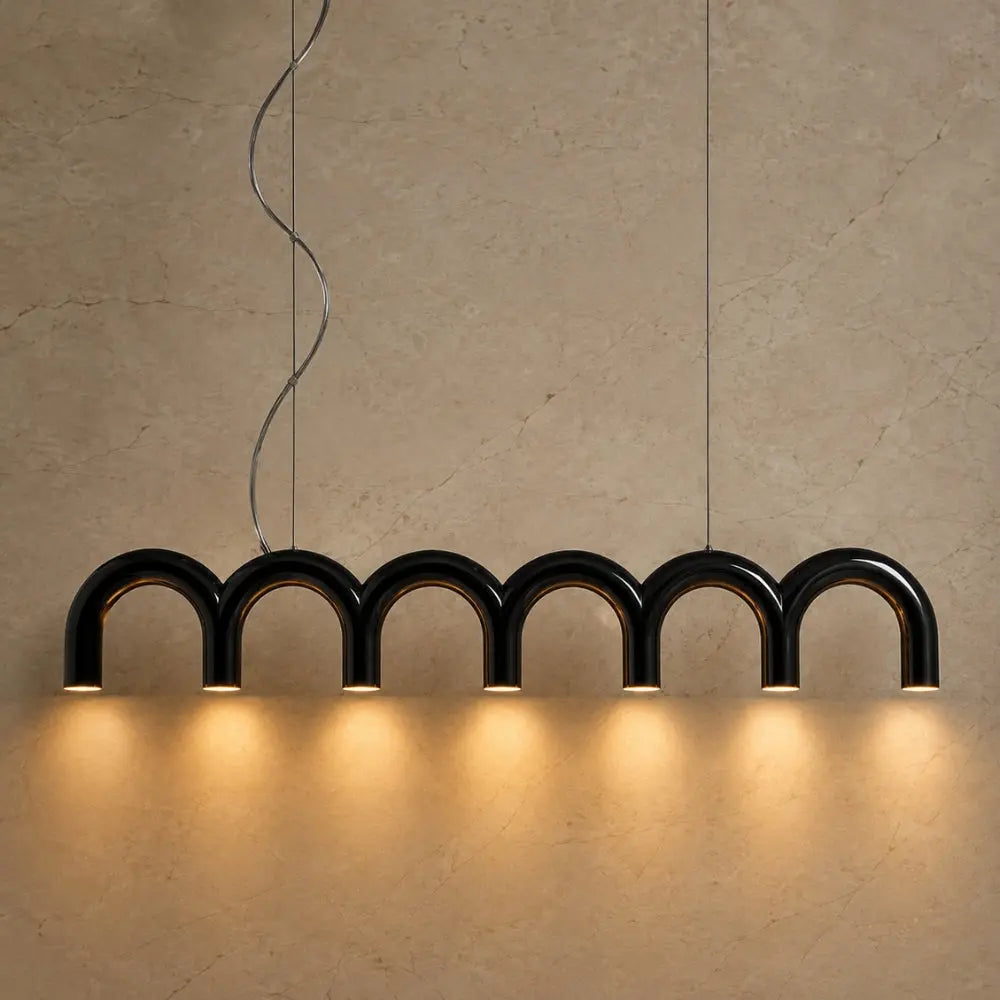 Suspensions LED - Arche Macaron Design | Obluria -  Suspension luminaire Delvanie