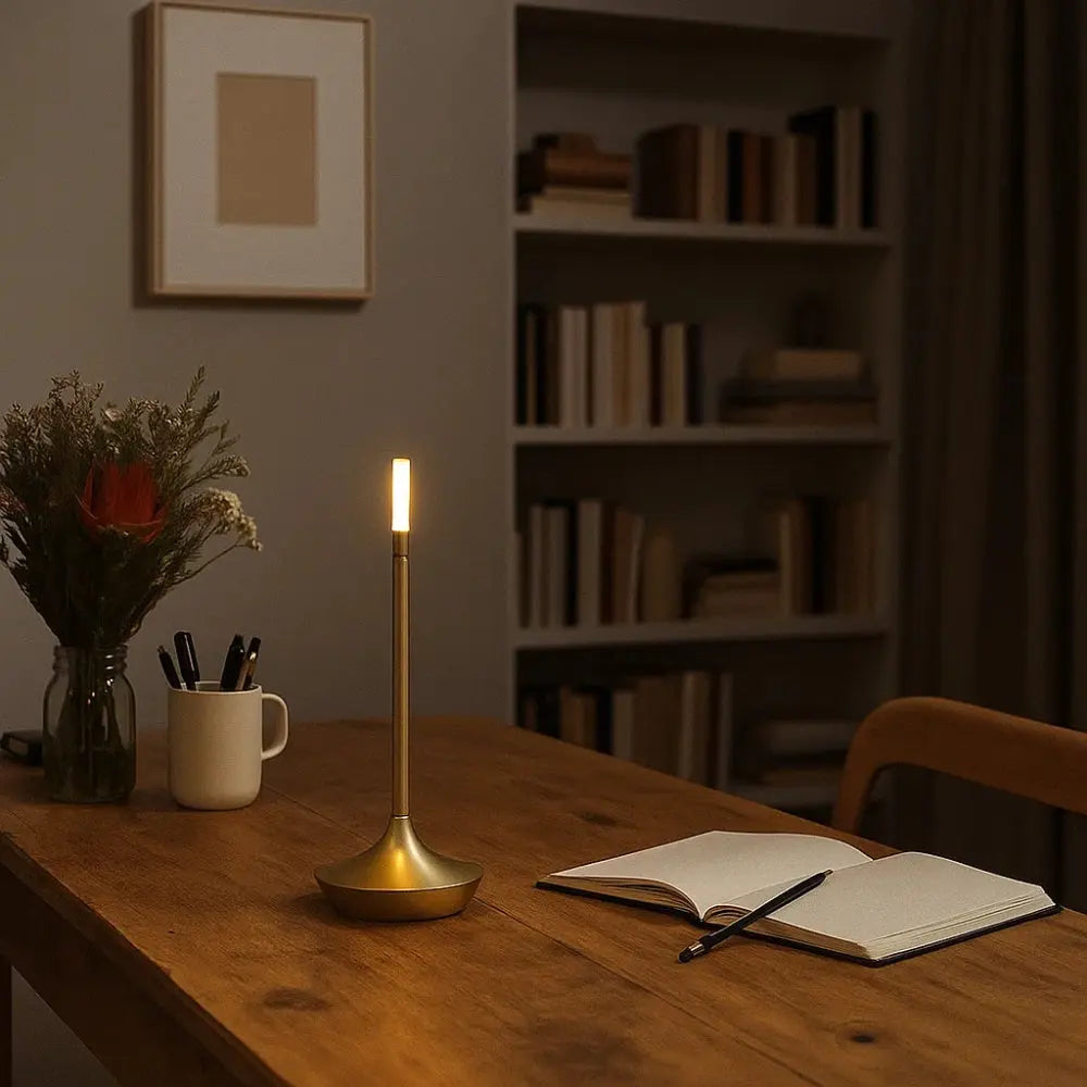 Lampe de Table Sans Fil <br> Design Épuré | Noraen | Delvanie