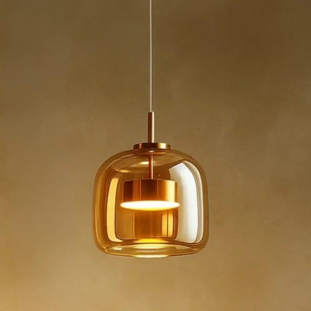 Suspension Luminaire Verre <br> Éclat Raffiné | Ombrelle | Delvanie