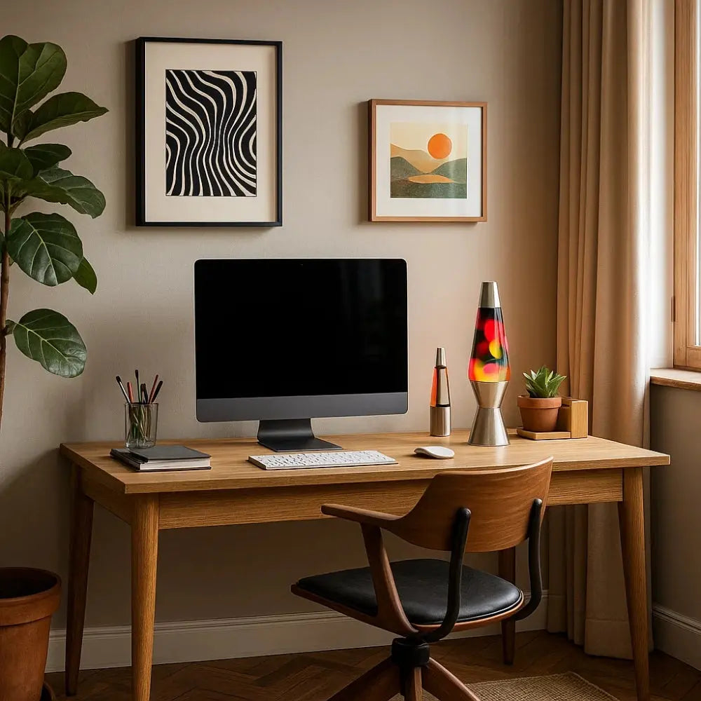 Lampe a Lave <br> Voyage Lumineux | Geysera | Delvanie