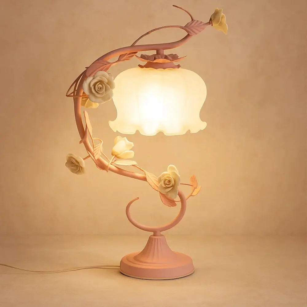 Lampe de Table <br> Charme Floral | Roselux | Delvanie