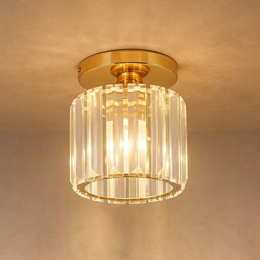 Suspension Luminaire Verre <br> Lueur Cristalline | Lumis | Delvanie