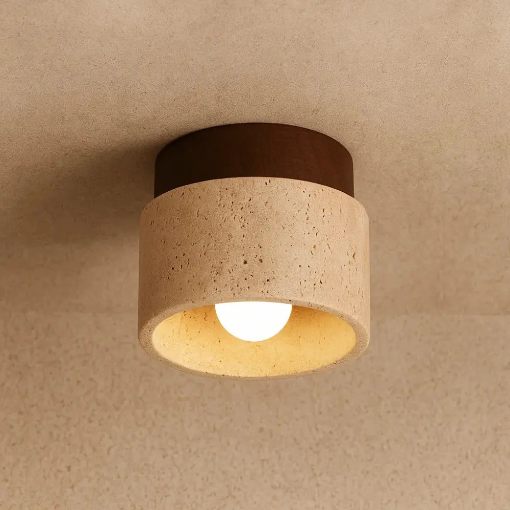 Plafonnier Travertin <br> Design Raffiné | Travina | Delvanie