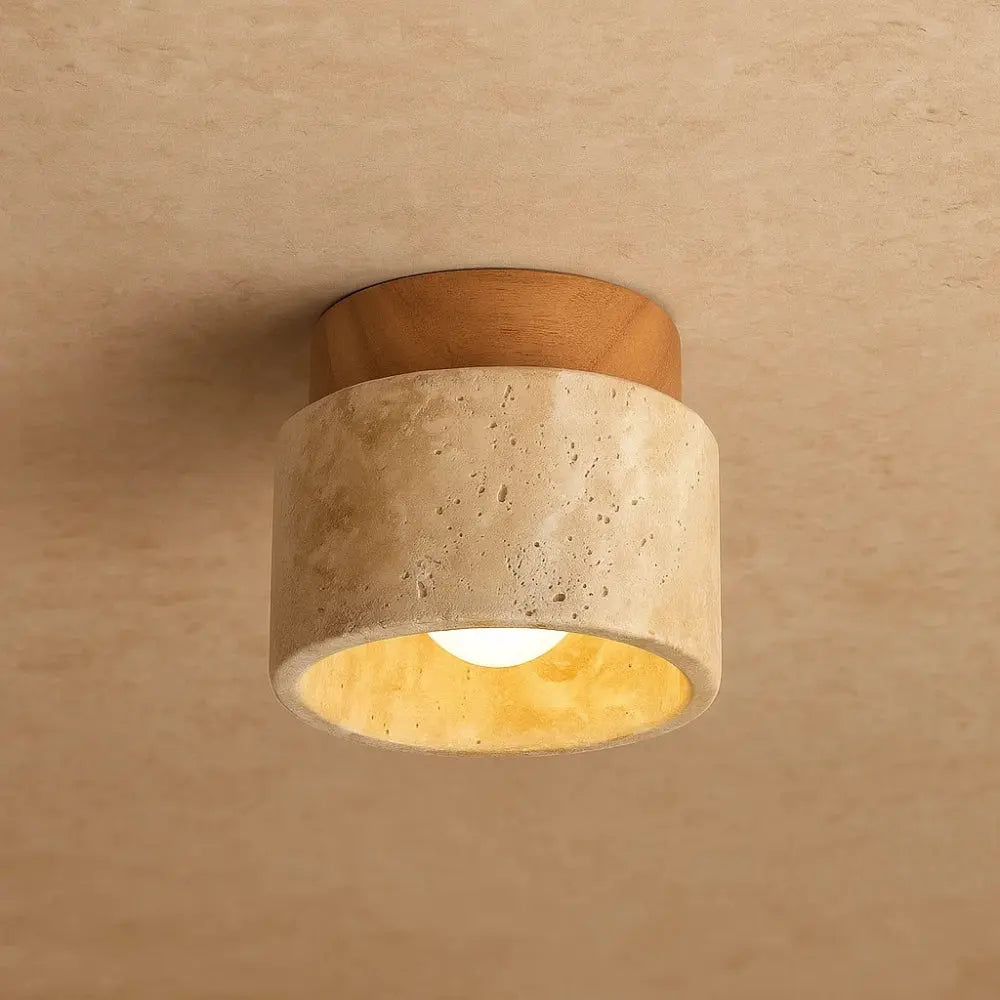 Plafonnier Travertin <br> Design Raffiné | Travina | Delvanie