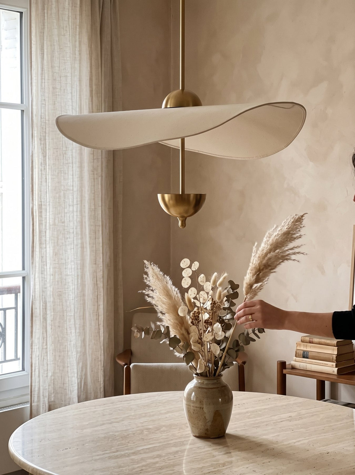 Luminaire Suspension Design Italien - Pétales Lotus Aériens | Fiorenya