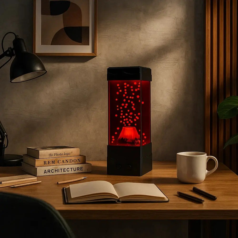 Lampe à Lave <br> Magma Volcanique | LavaNova | Delvanie