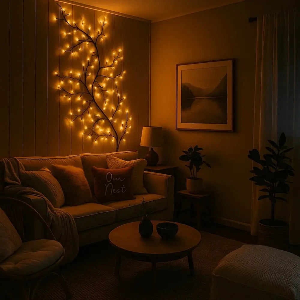 Guirlande Lumineuse <br> Feuille de Vigne | Illumination | Delvanie