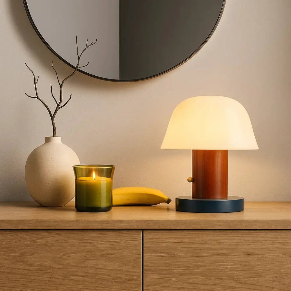 Lampe Champignon Design <br> Éclat Doux | Fungalis | Delvanie