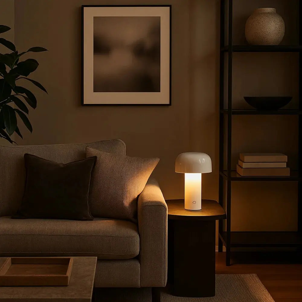 Lampe Champignon <br> Lueur Enchantée | Mushura | Delvanie