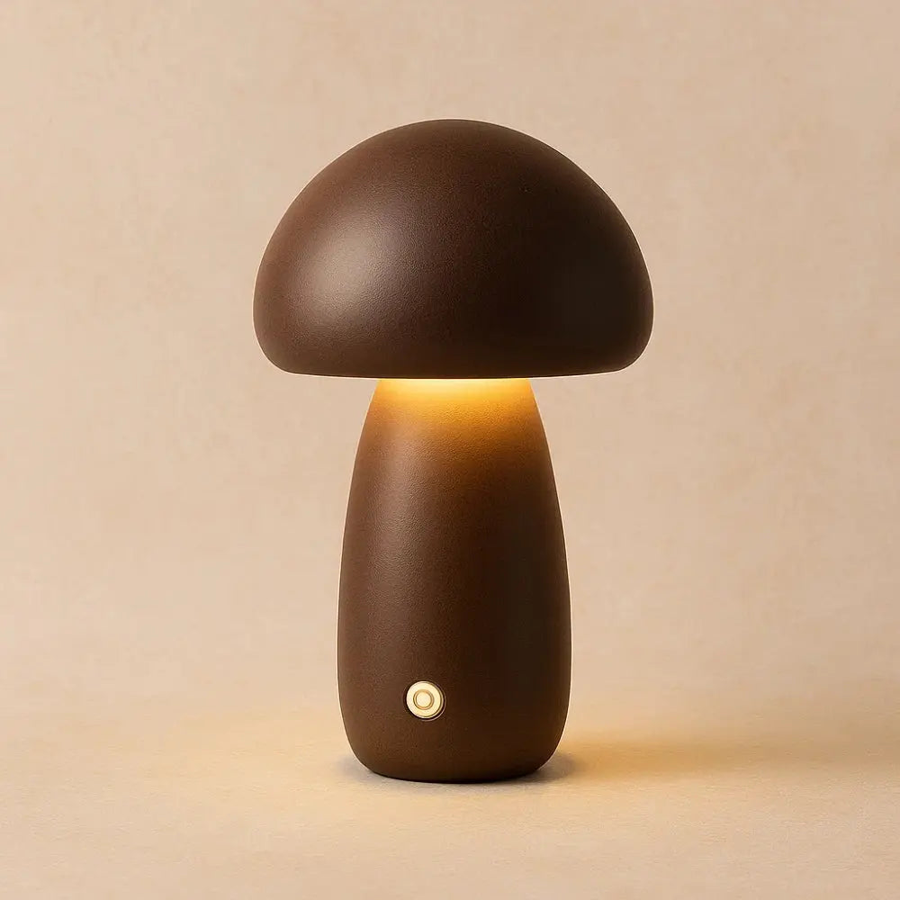 Lampe de Chevet Champignon <br> Lueur Enveloppante | Mushara | Delvanie