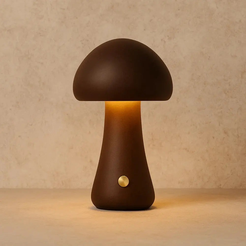 Lampe de Chevet Champignon <br> Lueur Enveloppante | Mushara | Delvanie