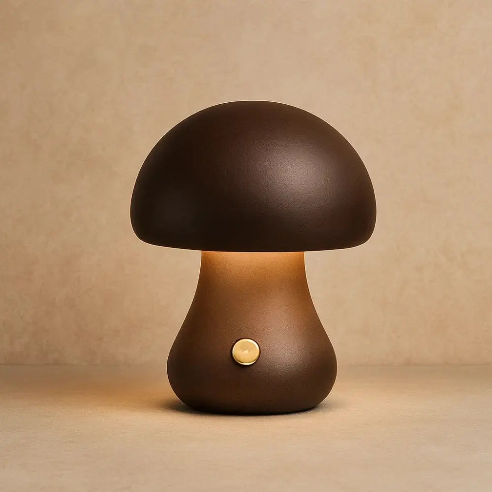 Lampe de Chevet Champignon <br> Lueur Enveloppante | Mushara | Delvanie