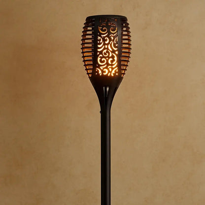 Lampe Solaire Extérieure - Lumière Vacillante | SolarFlame -  |   Delvanie