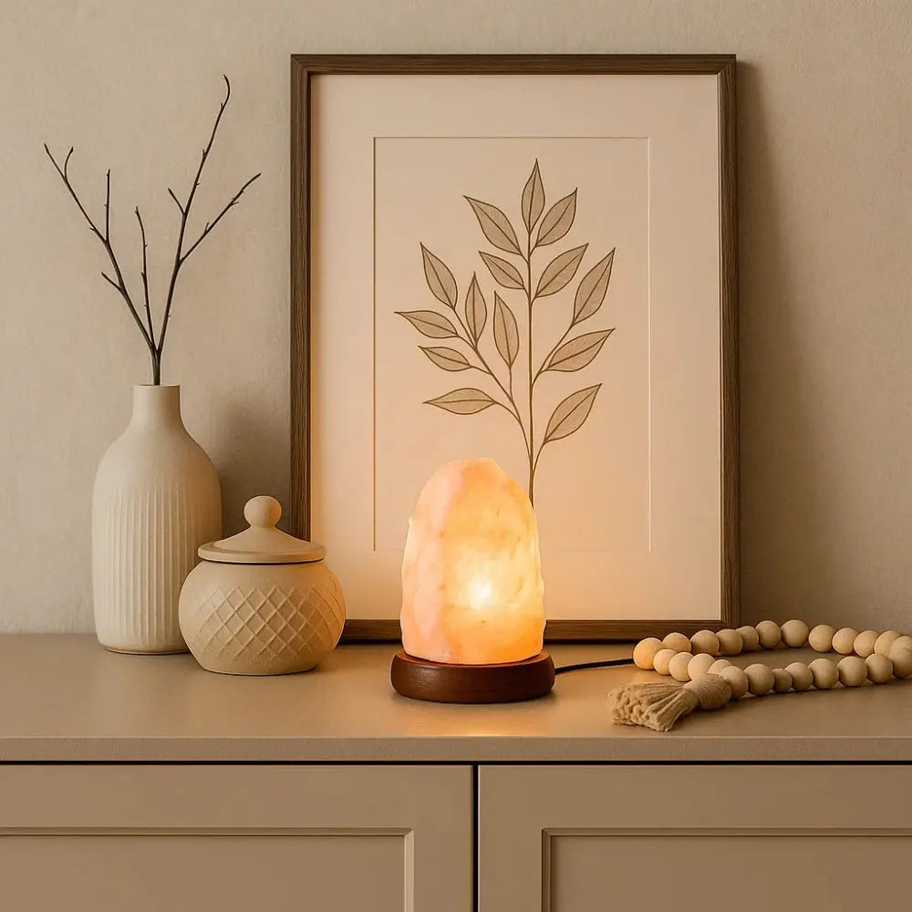 Lampe en Sel <br> Lueur d'Arc-en-Ciel | Aurelia | Delvanie