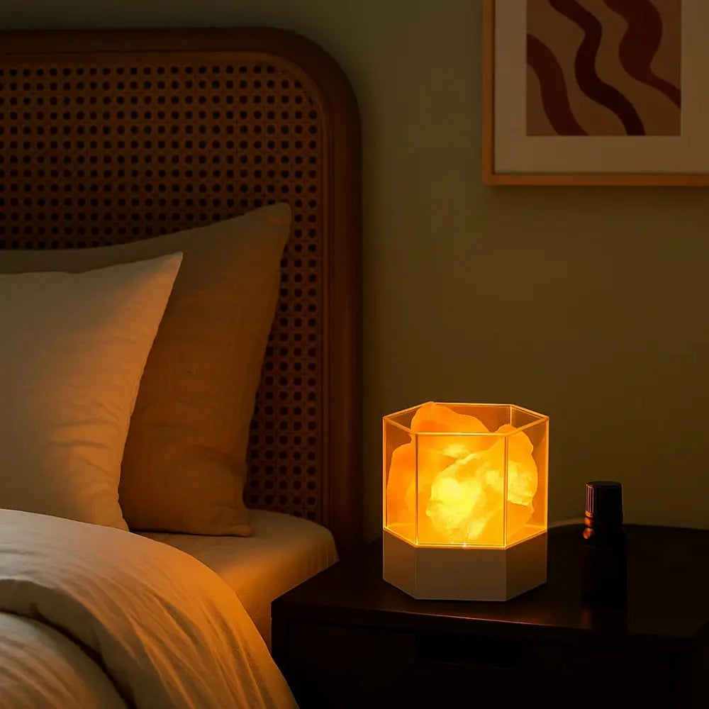 Lampe de Sel <br> Rayonnement Sérénité | Solara | Delvanie