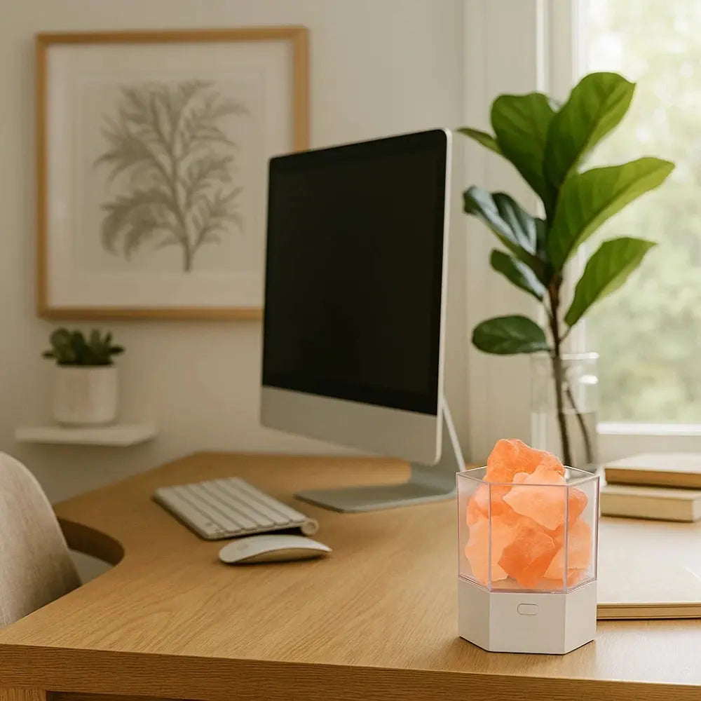 Lampe de Sel <br> Rayonnement Sérénité | Solara | Delvanie